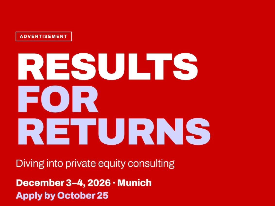 Results for Returns 2026 Diving into private equity consulting